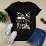 This Girl Loves Her Golden Knights Disney 4 T Shirt