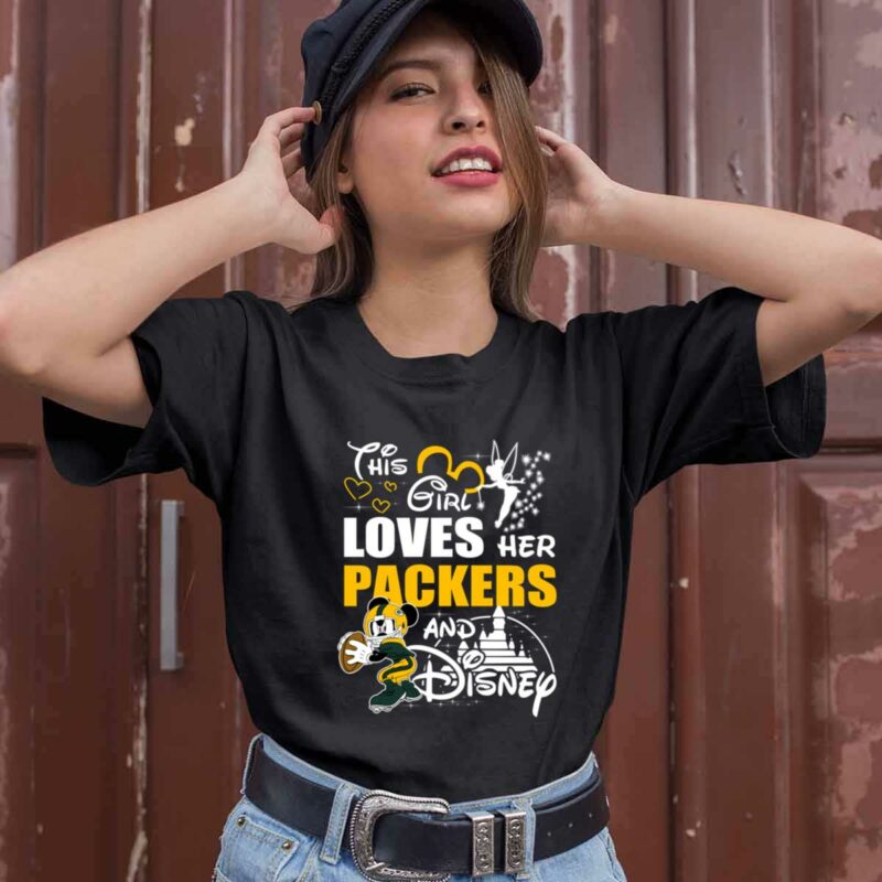 This Girl Loves Her Green Bay Packers And Mickey Disney 0 T Shirt