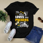 This Girl Loves Her Green Bay Packers And Mickey Disney 2 T Shirt