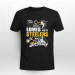 This Girl Loves Her Pittsburgh Steelers And Mickey Disney 3 T Shirt
