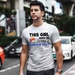 This Girl Runs On Jesus Burger King 2 T Shirt