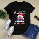 This Is My Christmas Chicago Cubs Pajama Christmas 3 T Shirt