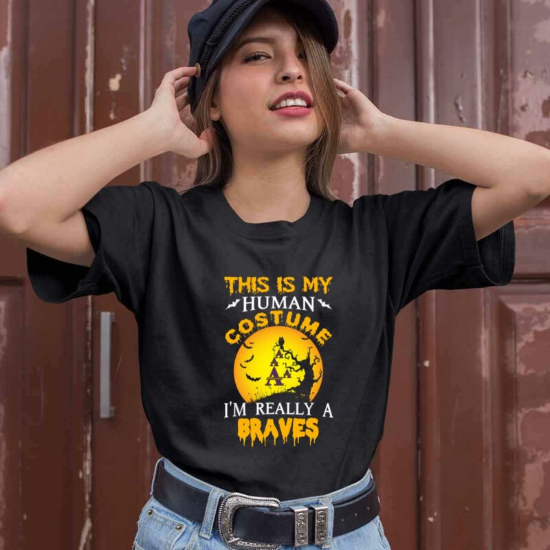 This Is My Human Costume Really A Alcorn State Braves Halloween 0 T Shirt