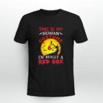 This Is My Human Costume Really A Boston Red Sox Halloween 3 T Shirt