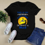 This Is My Human Costume Really A Buffalo Bills Halloween 4 T Shirt