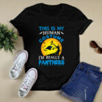 This Is My Human Costume Really A Carolina Panthers Halloween 2 T Shirt