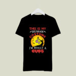 This Is My Human Costume Really A Chicago Cubs Halloween 4 T Shirt