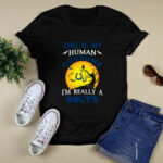 This Is My Human Costume Really A Indianapolis Colts Halloween 4 T Shirt