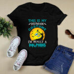 This Is My Human Costume Really A Miami Dolphins Halloween 2 T Shirt