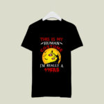 This Is My Human Costume Really A San Francisco 49ers Halloween 3 T Shirt