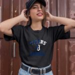 Tiger Mascot Distressed Detroit Base 3 T Shirt
