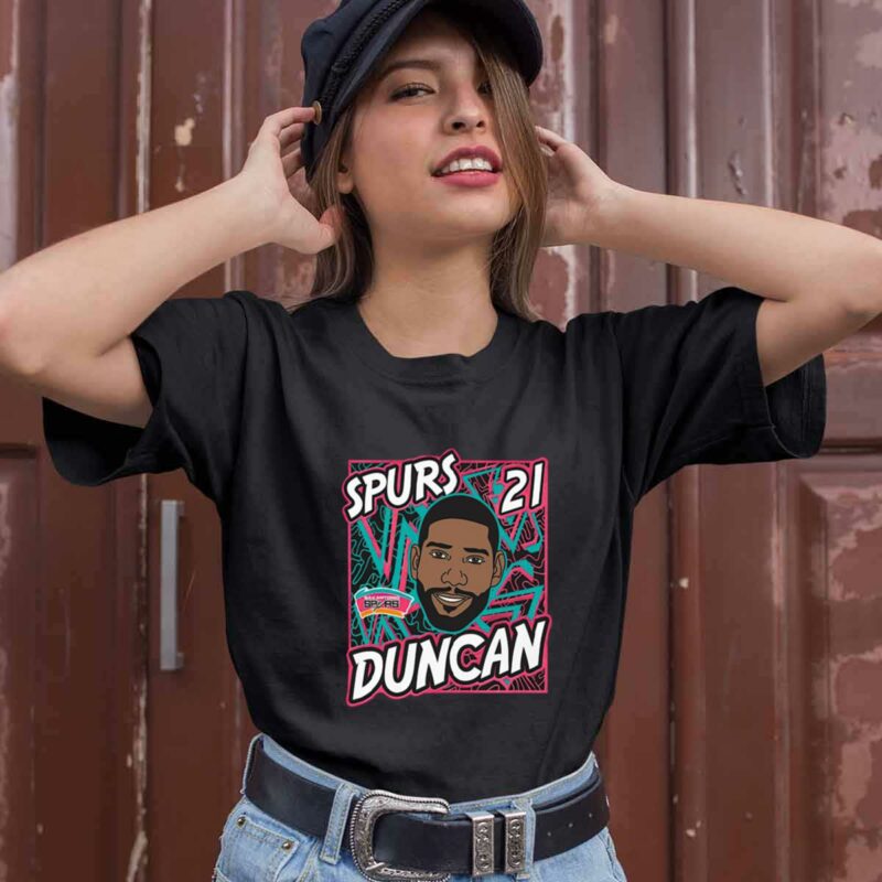 Tim Duncan San Antonio Spurs King Of The Cour 0 T Shirt