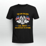 Tin Can Sailors US Navy destroyer Veterans 3 T Shirt