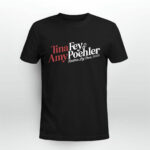 Tina Feg And Amy Poehler Music Tour 2023 front white 3 T Shirt