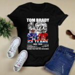 Tom Brady 23 Years 2000 2023 Thank You For The Memories 2 T Shirt