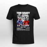 Tom Brady 23 Years 2000 2023 Thank You For The Memories 3 T Shirt