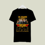 Top Gun 38 Years 1986 2024 Thank You For The Memories Signatures 3 T Shirt