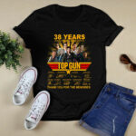 Top Gun 38 Years 1986 2024 Thank You For The Memories Signatures 4 T Shirt