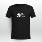 Toronto Raptors Logo Fans Basketball back 3 T Shirt