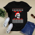 Tra La La La Jareth Labyrinth Christmas 4 T Shirt