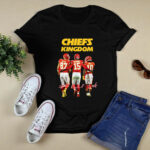 Travis Kelce 87 Mahomes 15 Tyreek Hill 10 Kansas City Chiefs Kingdom 2 T Shirt
