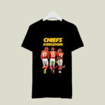 Travis Kelce 87 Mahomes 15 Tyreek Hill 10 Kansas City Chiefs Kingdom 3 T Shirt