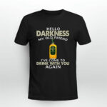 Tullamore Dew Irish Whiskey Hello Darkness My Old Friend 2 T Shirt