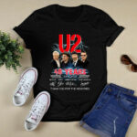U2 48 Years 1976 2024 Thank You For The Memories Signatures 3 T Shirt