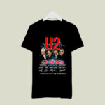 U2 48 Years 1976 2024 Thank You For The Memories Signatures 4 T Shirt
