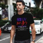 U2 Rock Band Warning Baby Live at Sphere Las Vegas Tour 2023 back 0 T Shirt