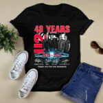 U2 band 48 years 1976 2024 signatures 4 T Shirt
