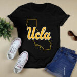 Ucla Bruins State Outline 4 T Shirt
