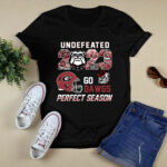 Undefeated 2023 Go Dawgs Perfect Season 4 T Shirt