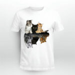 Underwater cats shadow like tiger and panther 4 T Shirt