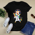 Unicorn Dabbing Houston Astros 2 T Shirt