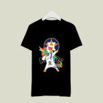 Unicorn Dabbing Houston Astros 4 T Shirt