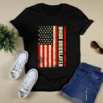 Union Bricklayer American Flag Bricklayer 4 T Shirt