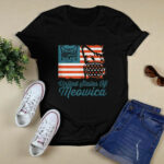 Unite States Of Meowica Patriotic Vintage 4 T Shirt