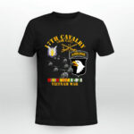 United States Army 17th Cavalry Air Cav 101st Airborne Division Vietnam War C Troop 2 T Shirt