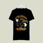 United States Army 17th Cavalry Air Cav 101st Airborne Division Vietnam War C Troop With UH 1 2 T Shirt