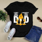 Utah Jazz Dad sons first hero daughters first love 2 T Shirt