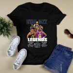 Utah Jazz Legends Signatures Basketball 2 T Shirt