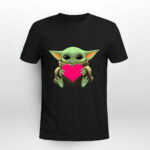 Valentines Day Baby Yoda Heart Funny 4 T Shirt
