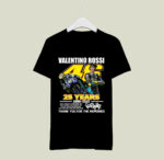 Valentino rossi 46 25 years 1996 2021 thank you for the memories 2 T Shirt
