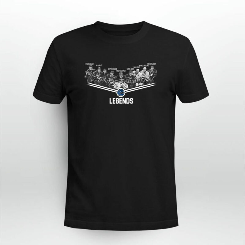 Vancouver Canucks Players Legends Signature 0 T Shirt