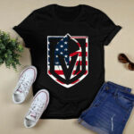 Vegas Golden Knights American Ice Hockey Team Front 1812 T Shirt