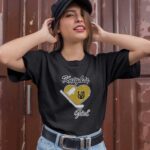 Vegas Golden Knights Girl Heart Hockey 3 T Shirt