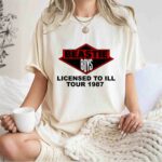 Vintage 1987 Beastie Boys Licensed To Ill Tour Front 1 T Shirt