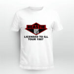 Vintage 1987 Beastie Boys Licensed To Ill Tour Front 4 T Shirt