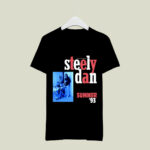 Vintage 1993 Steely Dan Summer Tour front black 4 T Shirt